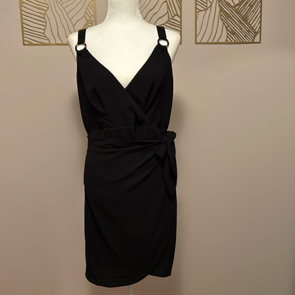 Black Wrap Dress